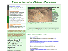 Tablet Screenshot of agriculturaurbana.org.br